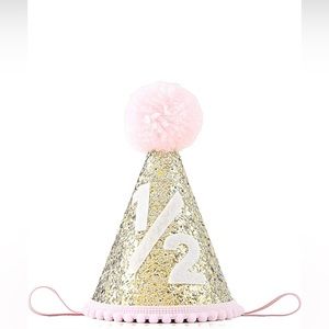 1/2 birthday hat for baby